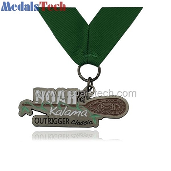 Znic alloy cheap custom shape medals with soft enamel filled