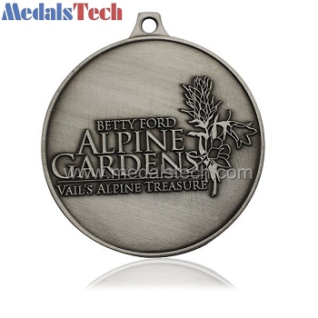 Znic alloy die struck custom antique silver medals