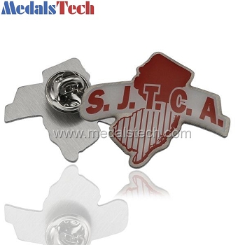 Custom cheap novelty aluminum offset printing lapel pin