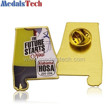 High quality custom bronze novelty cheap offset printing lapel pin