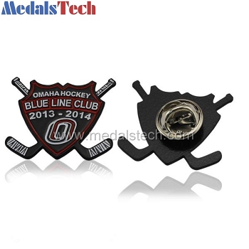 Cheap black plating iron unique custom trading pins