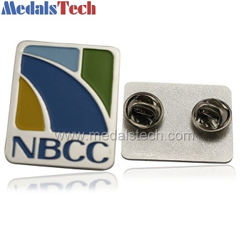 Rectangular shape cheap metal small lapel pins