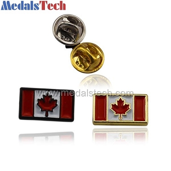 high quality unique cheap canada flag lapel pins