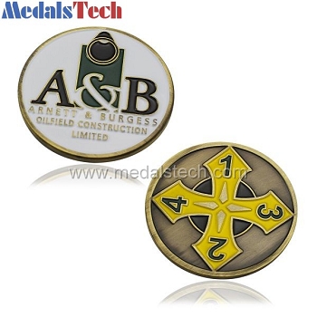 Custom cheap antique bronze challenge coins