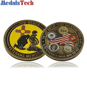 Custom cheap unique antique USA challenge coins