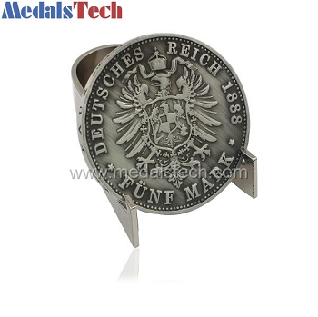 Top quality znic alloy beautiful antique silver challenge coins