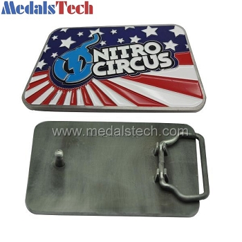 High quality soft enamel custom znic alloy belt buckles