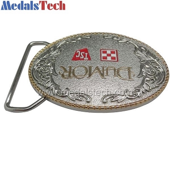 Custom unique two tone plating belt buckles for men