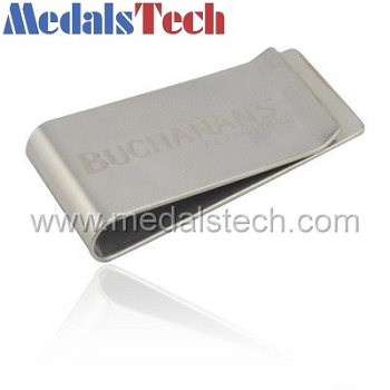 Promotional cheap custom stainless steel money clips