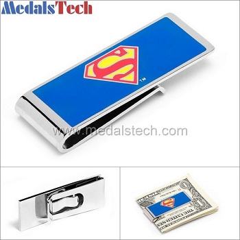 High quality metal cheap stainless steel custom money clips