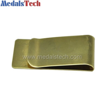 Novelty top quality custom blank brass money clips