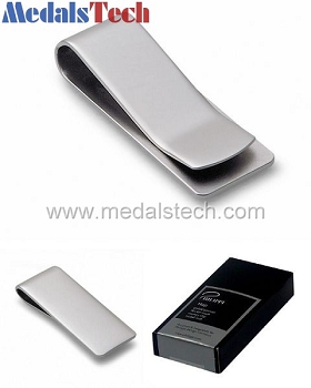 Top quality custom silver money clips for gifts