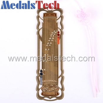 Custom new arrival cheap metal bookmark