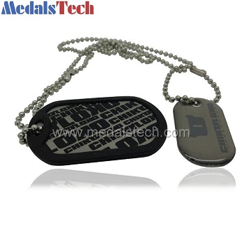 printed  silkscreen aluminum dog tag