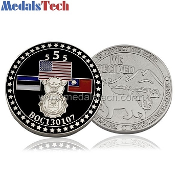 High quality silver USA souvenir challenge coins